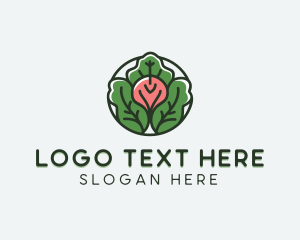 Leaf - Radish Vegan Dining logo design