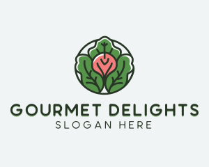 Radish Vegan Dining logo design