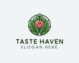 Radish Vegan Dining logo design