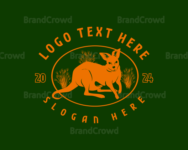 Wildlife Wallaby Kangaroo Logo