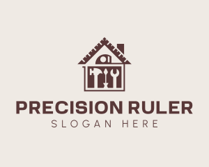 House Construction Repair Tools logo design