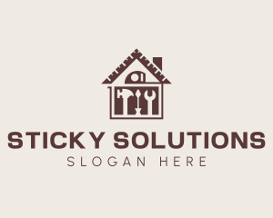 House Construction Repair Tools logo design