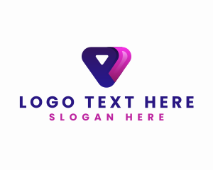 Digital - Creative Tech Media Letter P logo design