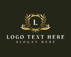 Eco - Luxury Hand Wellness logo design