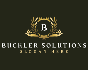 Luxury Hand Wellness logo design