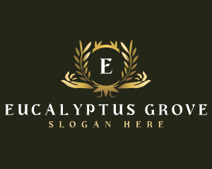 Luxury Hand Wellness logo design