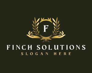 Luxury Hand Wellness logo design