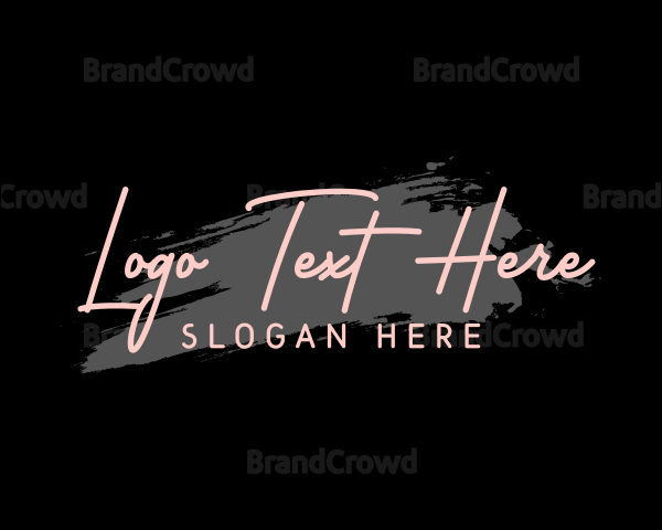 Signature Cursive Wordmark Logo