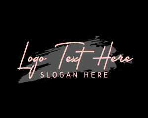 Blogger - Signature Cursive Wordmark logo design