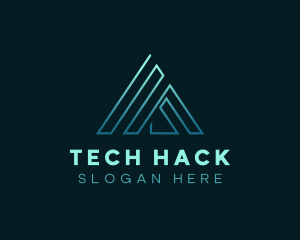 Triangle Cyber Tech logo design