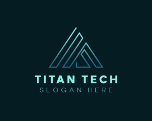 Triangle Cyber Tech logo design