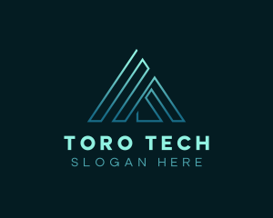 Triangle Cyber Tech logo design