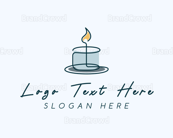 Candle Wellness Wax Logo