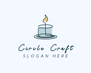 Candle Wellness Wax logo design