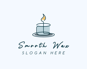 Candle Wellness Wax logo design