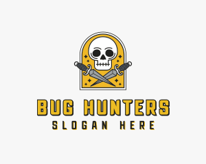 Dagger Mercenary Hunter logo design