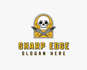 Dagger Mercenary Hunter logo design