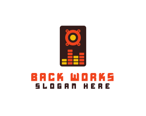 Speaker Wave Mixer  logo design