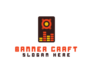 Speaker Wave Mixer  logo design