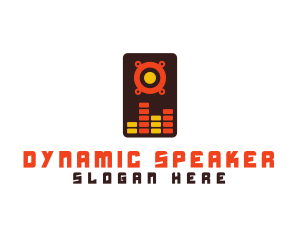 Speaker - Speaker Wave Mixer logo design