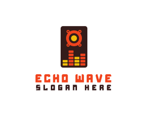 Speaker Wave Mixer  logo design