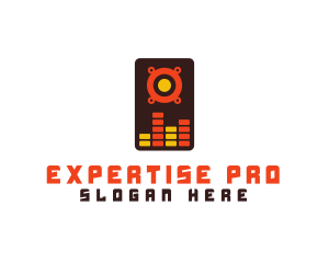 Speaker Wave Mixer  logo design