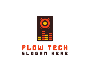 Speaker Wave Mixer  logo design