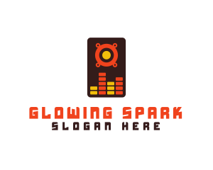 Speaker Wave Mixer  logo design