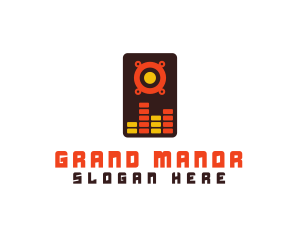 Speaker Wave Mixer  logo design