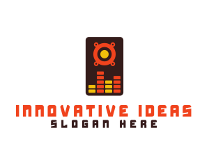 Speaker Wave Mixer  logo design