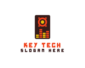 Speaker Wave Mixer  logo design