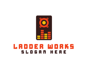 Speaker Wave Mixer  logo design