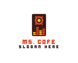 Speaker Wave Mixer  logo design