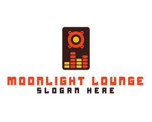 Nightclub - Speaker Wave Mixer logo design