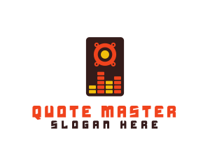 Speaker Wave Mixer  logo design