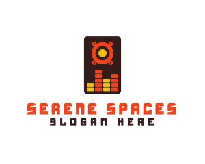 Speaker Wave Mixer  logo design