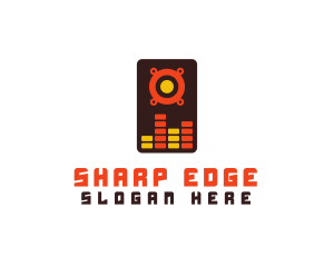 Speaker Wave Mixer  logo design