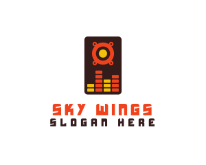 Speaker Wave Mixer  logo design