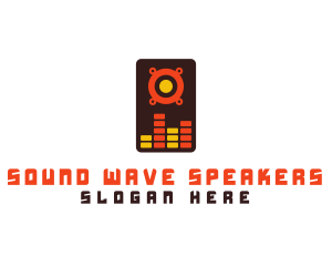 Speaker Wave Mixer  logo design