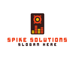 Speaker Wave Mixer  logo design