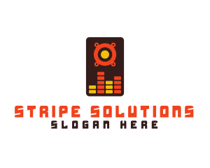 Speaker Wave Mixer  logo design