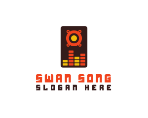 Speaker Wave Mixer  logo design