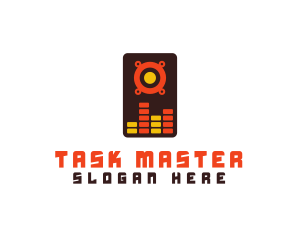 Speaker Wave Mixer  logo design