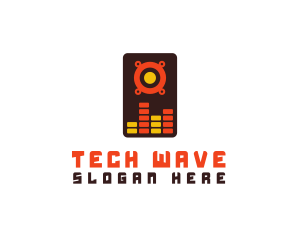 Speaker Wave Mixer  logo design