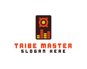 Speaker Wave Mixer  logo design