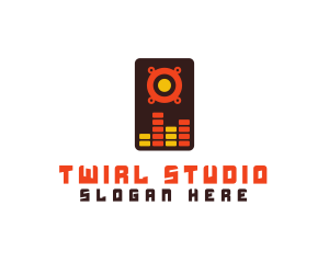 Speaker Wave Mixer  logo design