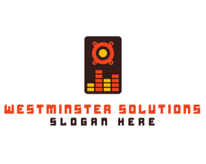 Speaker Wave Mixer  logo design