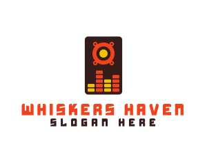 Speaker Wave Mixer  logo design