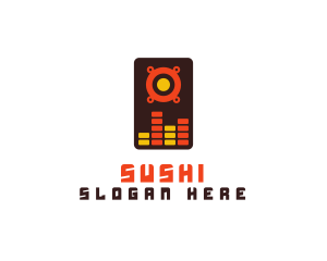 Speaker Wave Mixer  logo design