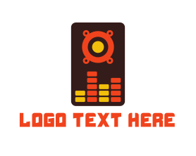 Speaker - Abstract Speaker Mixer logo design